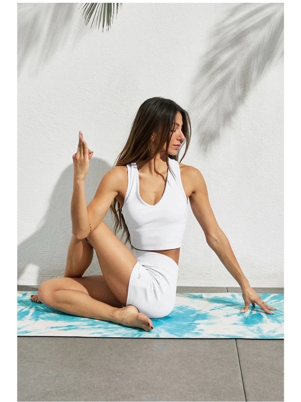 ALO Yoga Goddess Ribbed Cropped Racerback Tank